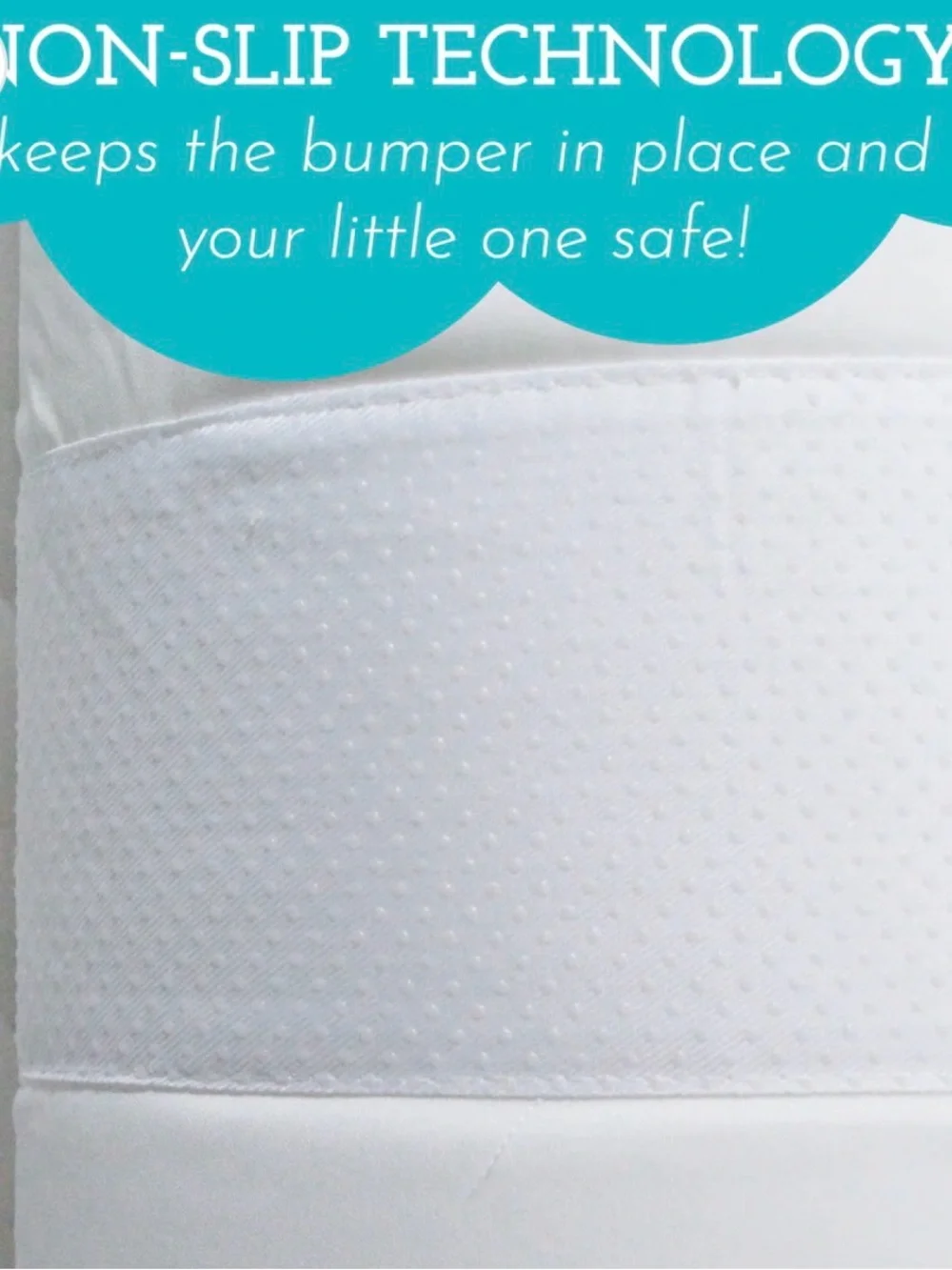 White Toddler Bed Bumpers - 2 Pack
